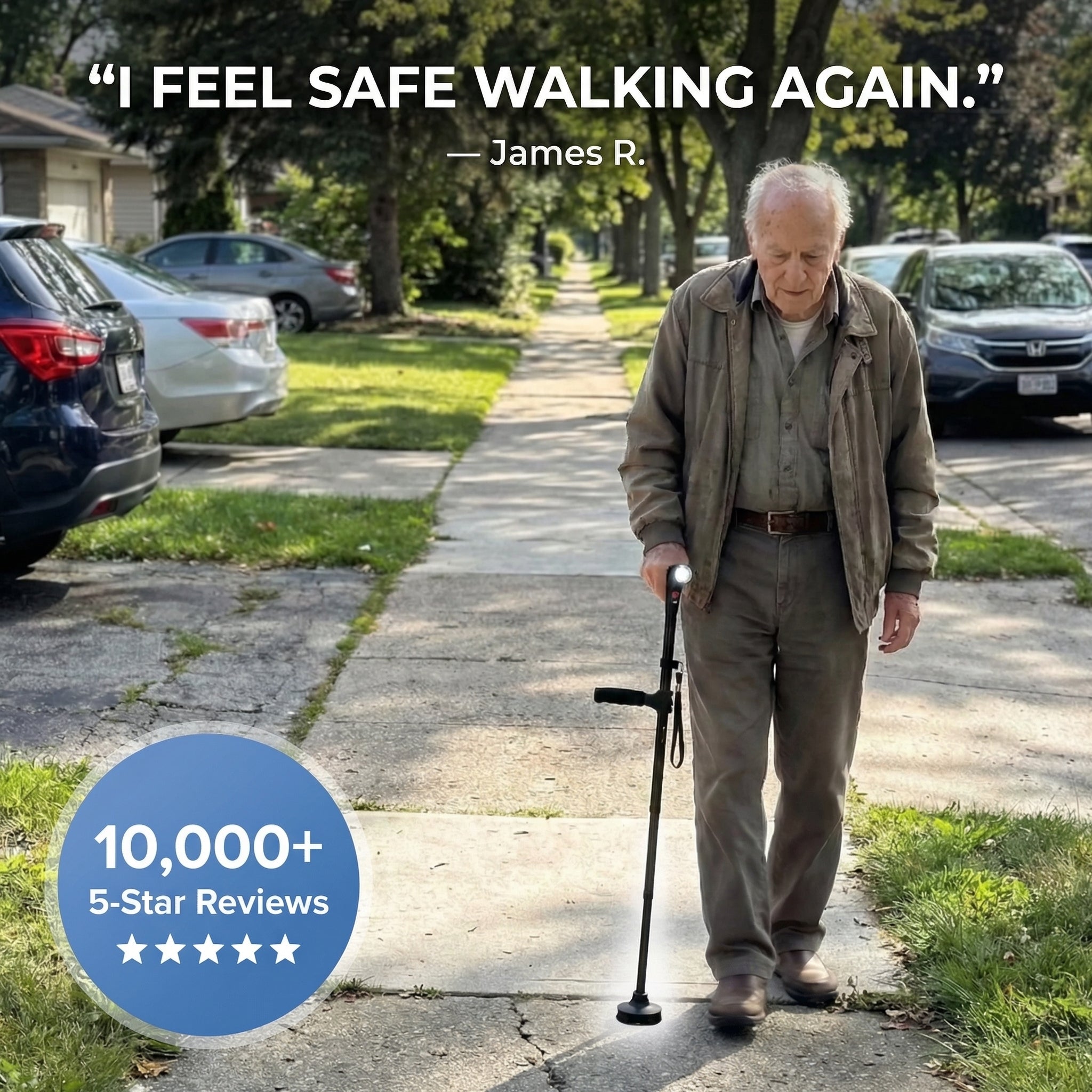 ClariWalk™ LED Stability Cane